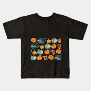 halloween autumn pumpkin pattern Kids T-Shirt